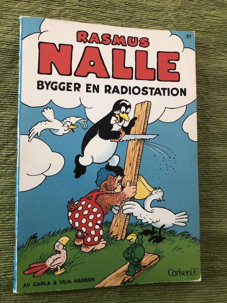 Rasmus Nalle bygger en radiostation