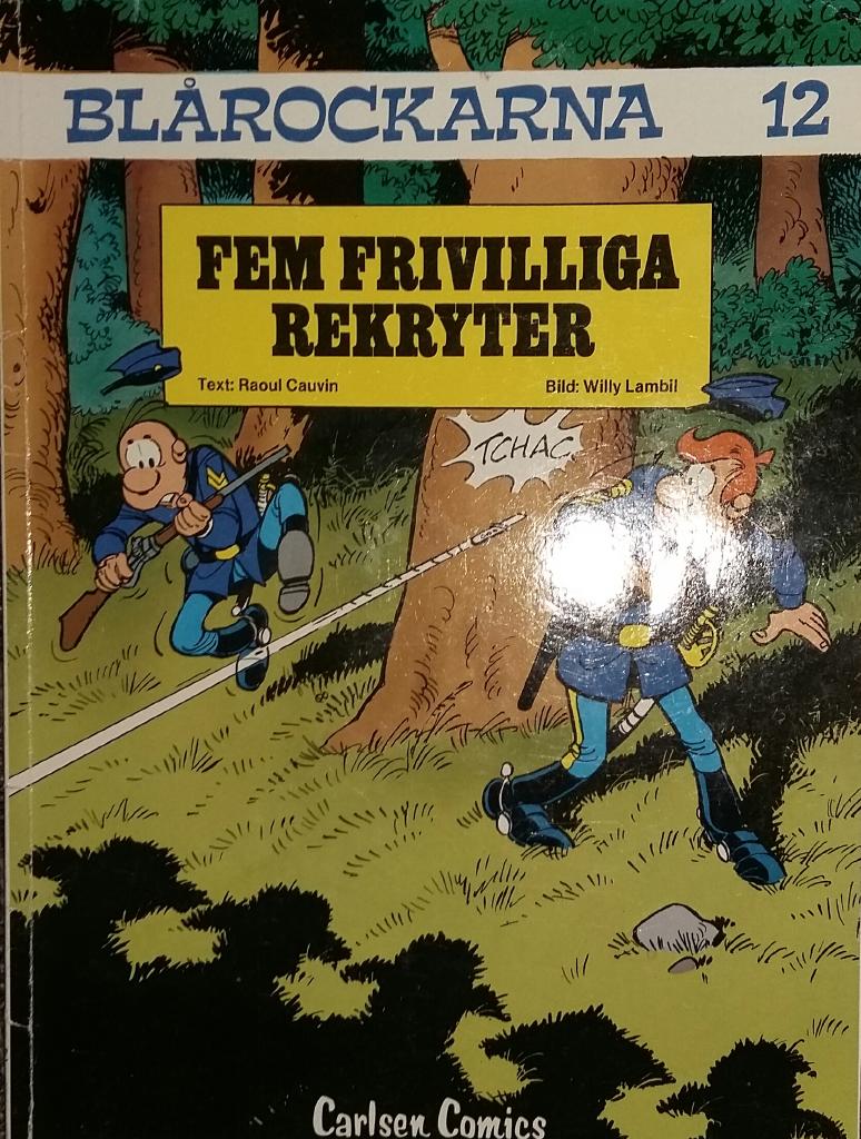 Fem frivilliga rekryter