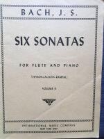 Six Sonatas for Flute and Piano. Volume II