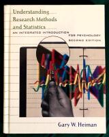 Understanding research methods and statistics - an integrated introduction for psychology
