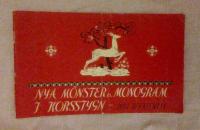 Nya mönster och monogram i korsstygn
