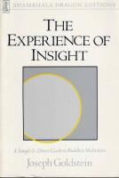 The experience of insight: A natural unfolding..